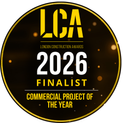LCA logo which says 2026 finalist. Commercial Project of the Year